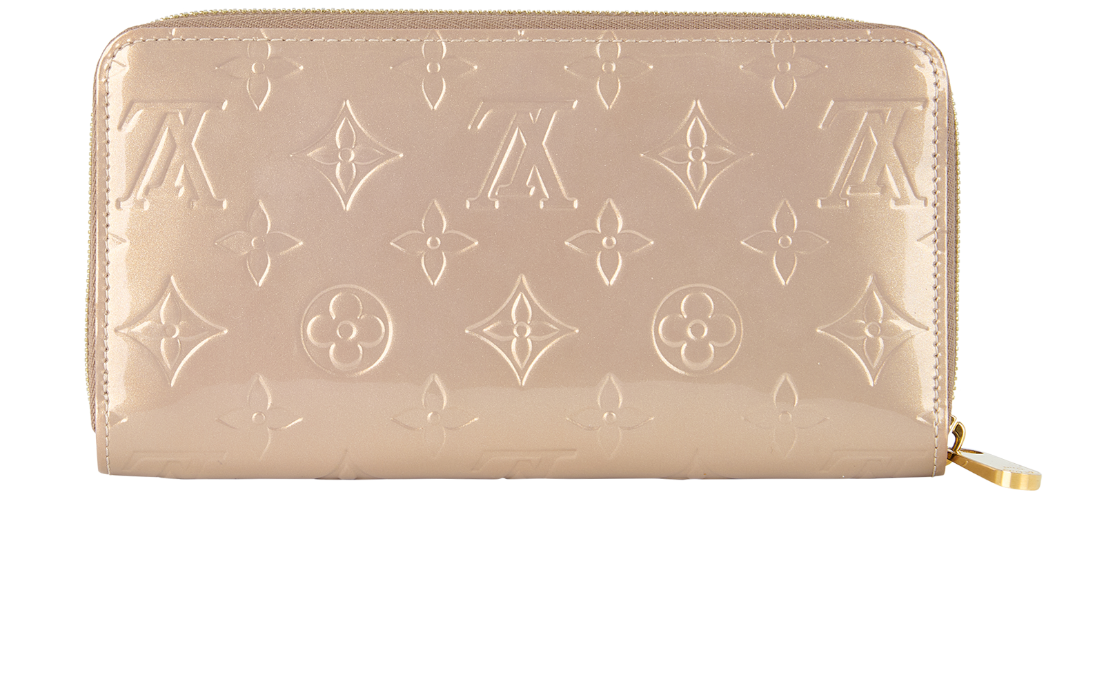 Louis Vuitton Zippy Wallet, &pound;250, Accessories, Gold, Patent Leather, Back view